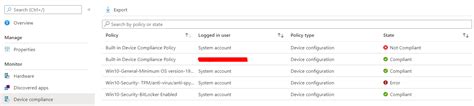 Only Intune enrolled <strong>devices</strong> are supported. . Device not compliant in azure ad
